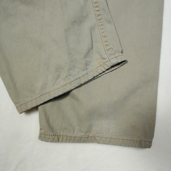 Levis Jeans‎ Men's 38x30 505 Regular Fit Straight Leg Tan Khaki Denim Jeans - Picture 9 of 12